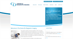 Desktop Screenshot of centerfordiagnosticimaging.com